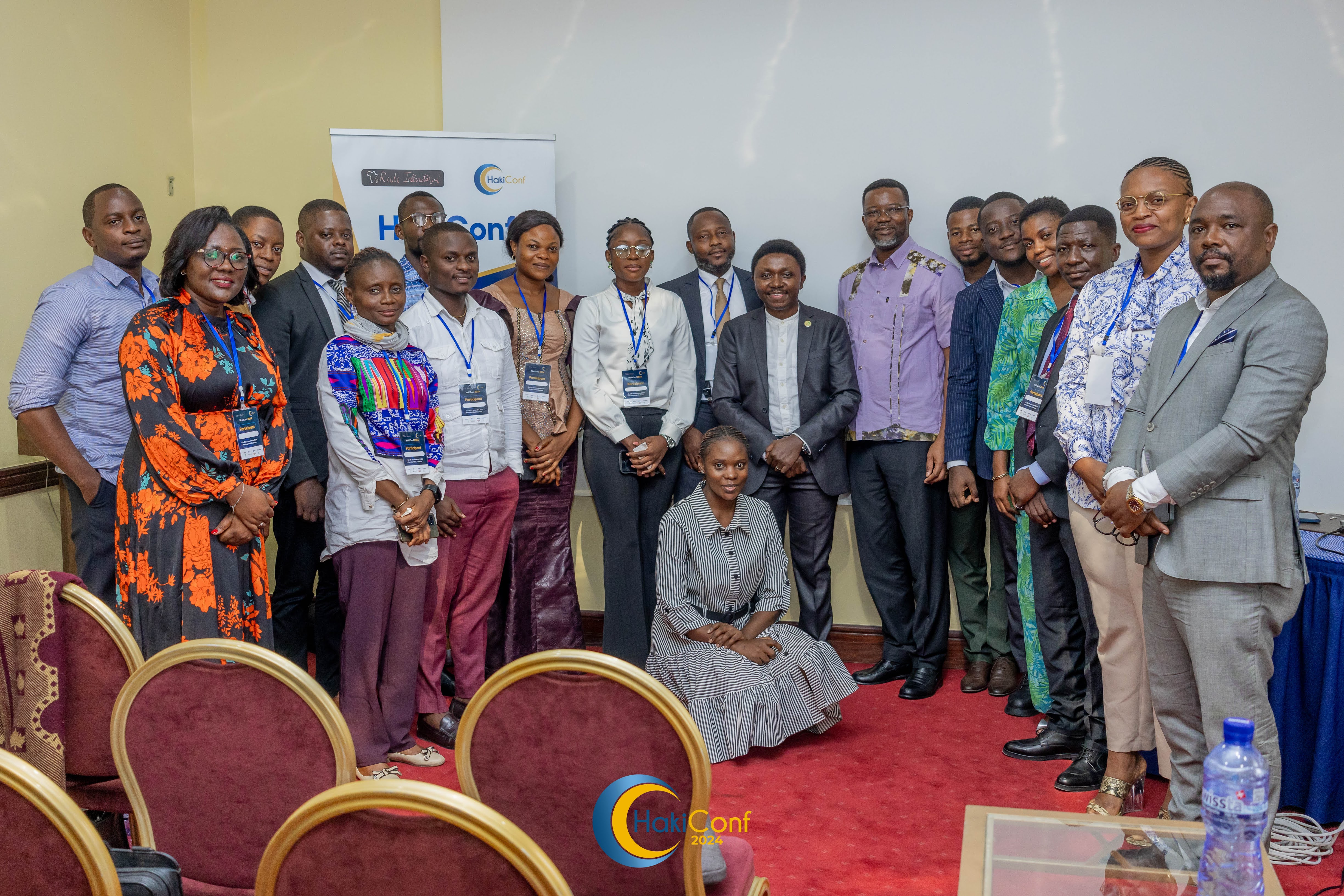 Image of lawyers participating in a special training on litigating digital rights violations at a pre-conference programme at HakiConf 2024.