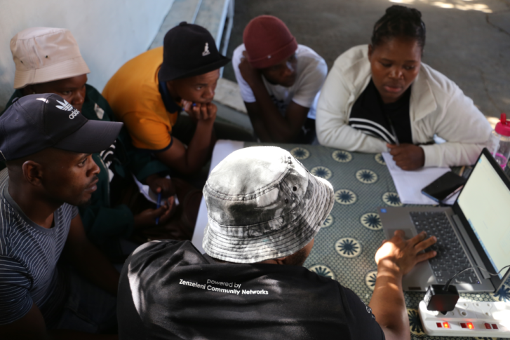 Community Network School in South Africa. Photo: Daniela Bello