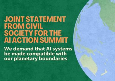  image linking to Joint statement from civil society for the AI Action Summit 