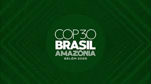 COP 30 Brasil Belem, in Amazonia in a green background