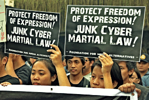  image linking to Underscoring human rights in fight against the Philippines' Cyber Martial Law 