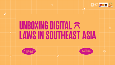  image linking to Internet Rules workshop 2021: Building the capacities of Southeast Asian digital rights defenders towards advocating for rights-compliant digital laws 