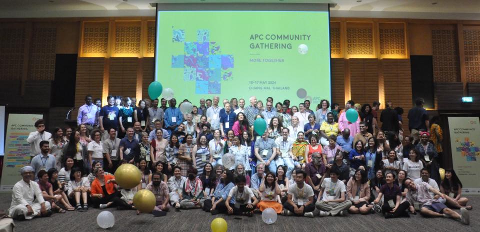 Group picture taken at the 2024 APC Community Gathering in Chiang Mai, Thailand.